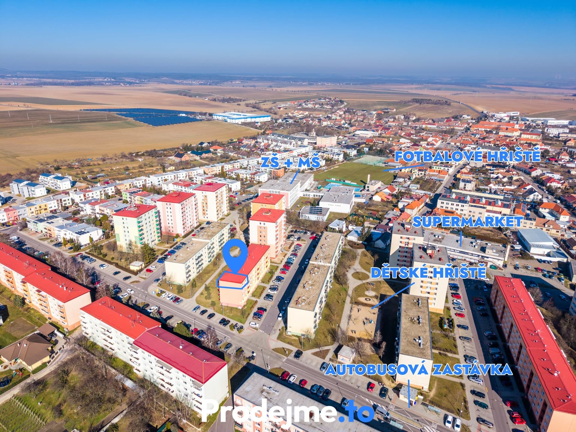 Prodej bytu 3+1, 77 m2 - Znojmo, Přímětice