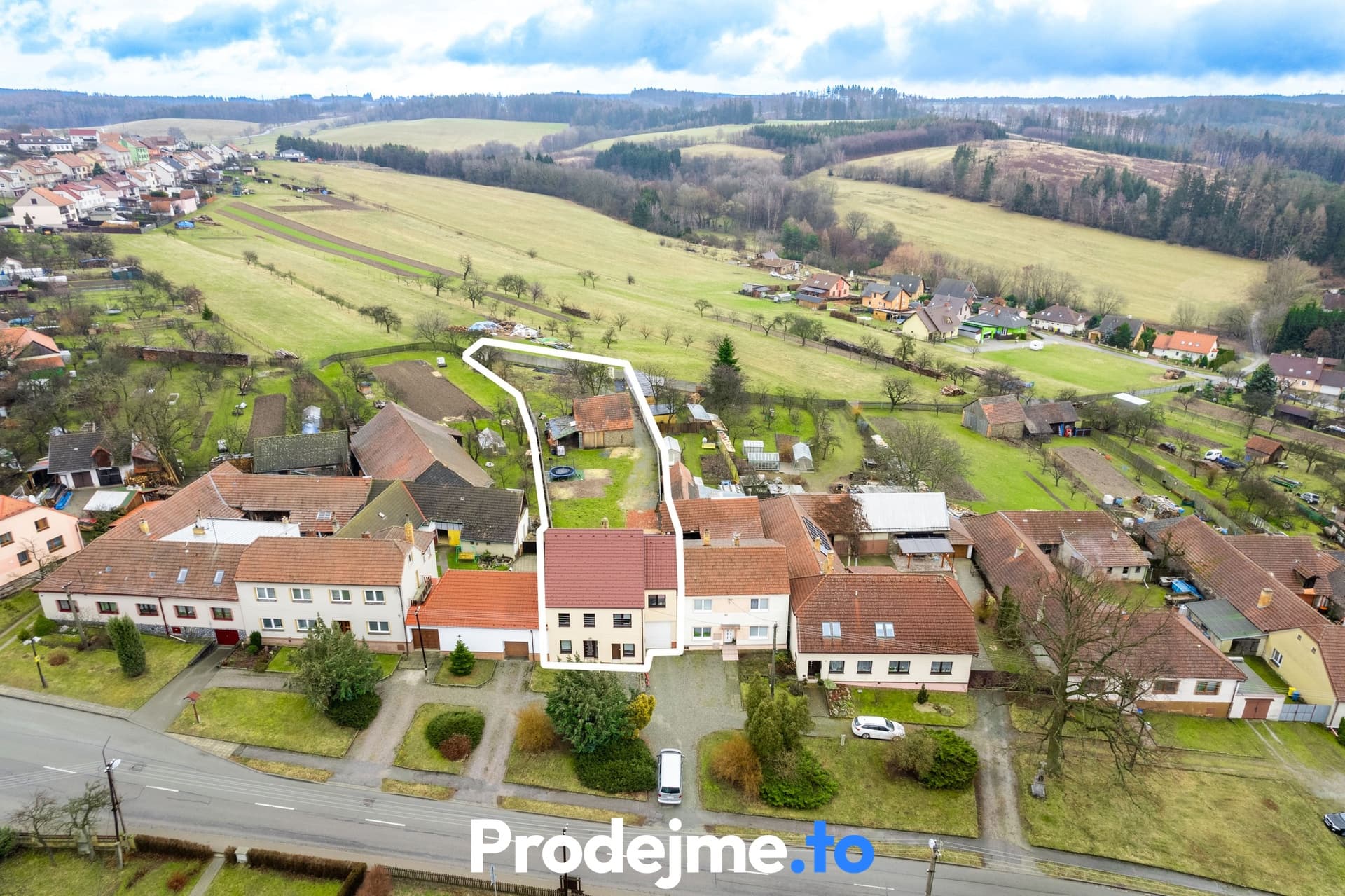 Prodej RD 5+1, 1751m2 - Okrouhlá u Boskovic