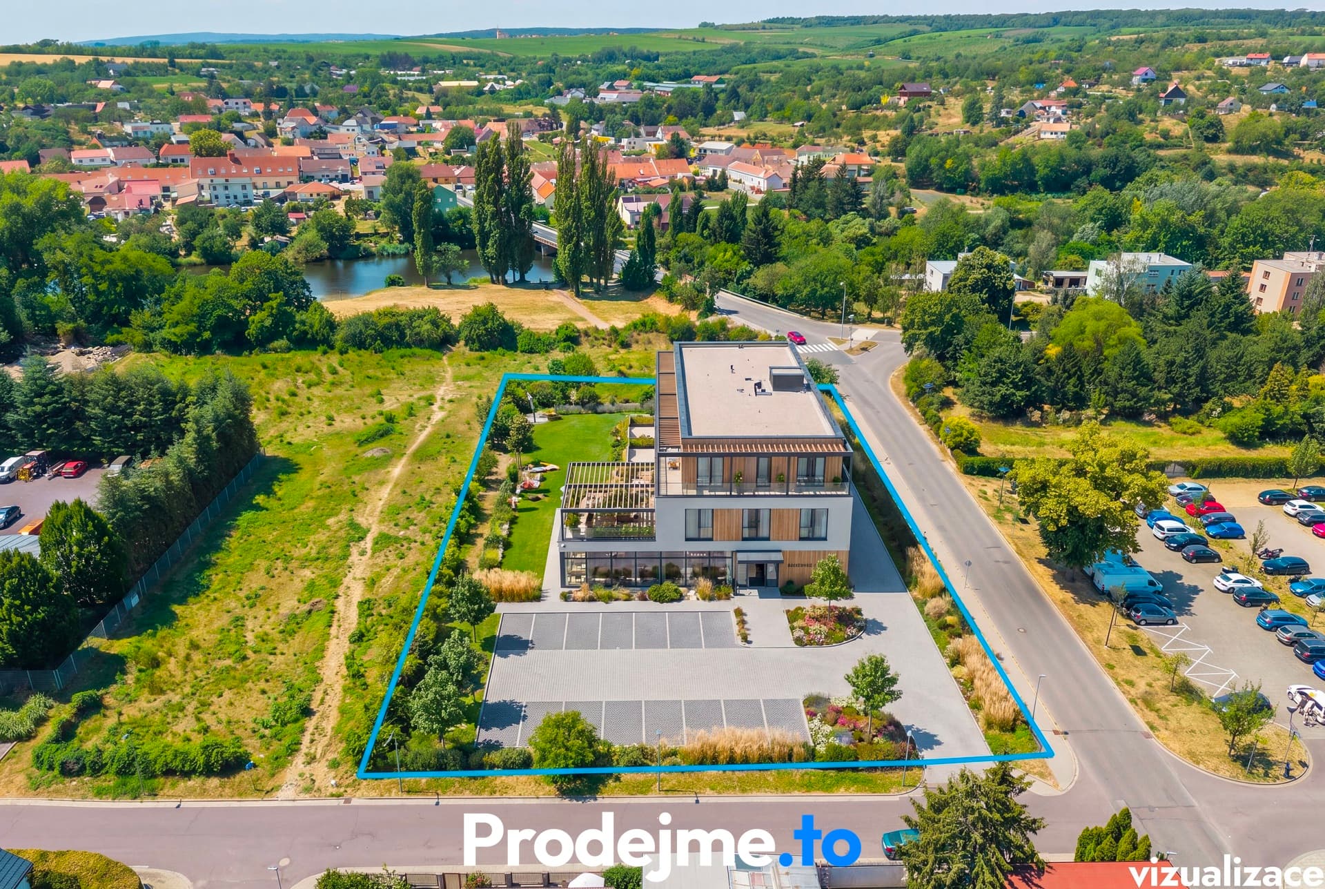 Prodej komerčního pozemku 3 383 m² - Znojmo