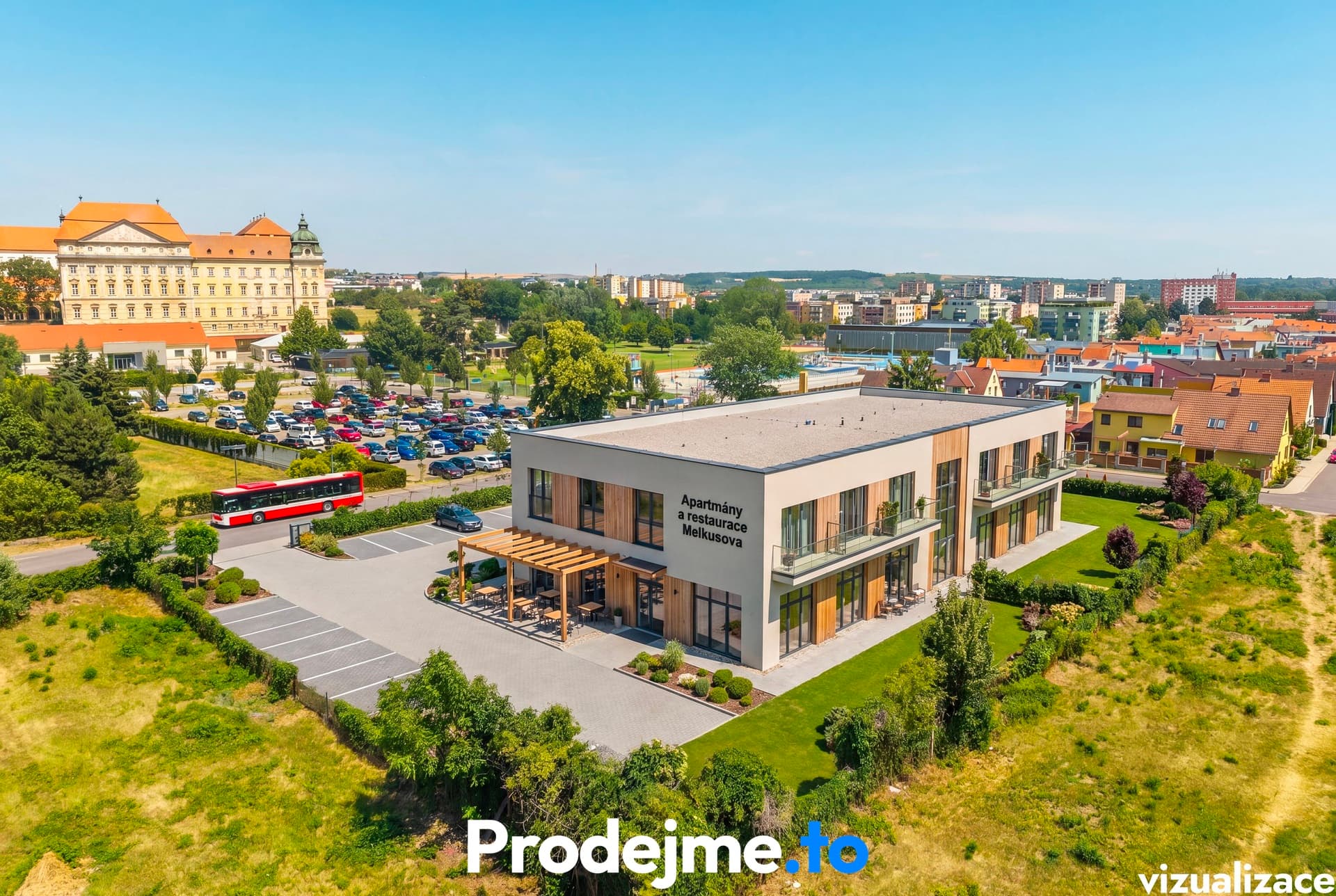 Prodej komerčního pozemku 3 383 m² - Znojmo