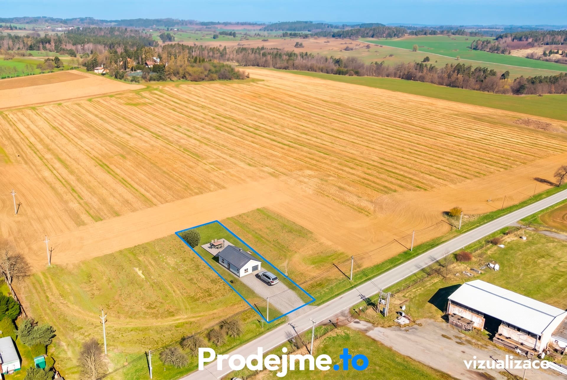 Prodej pozemku 1 132 m2 - Budišov