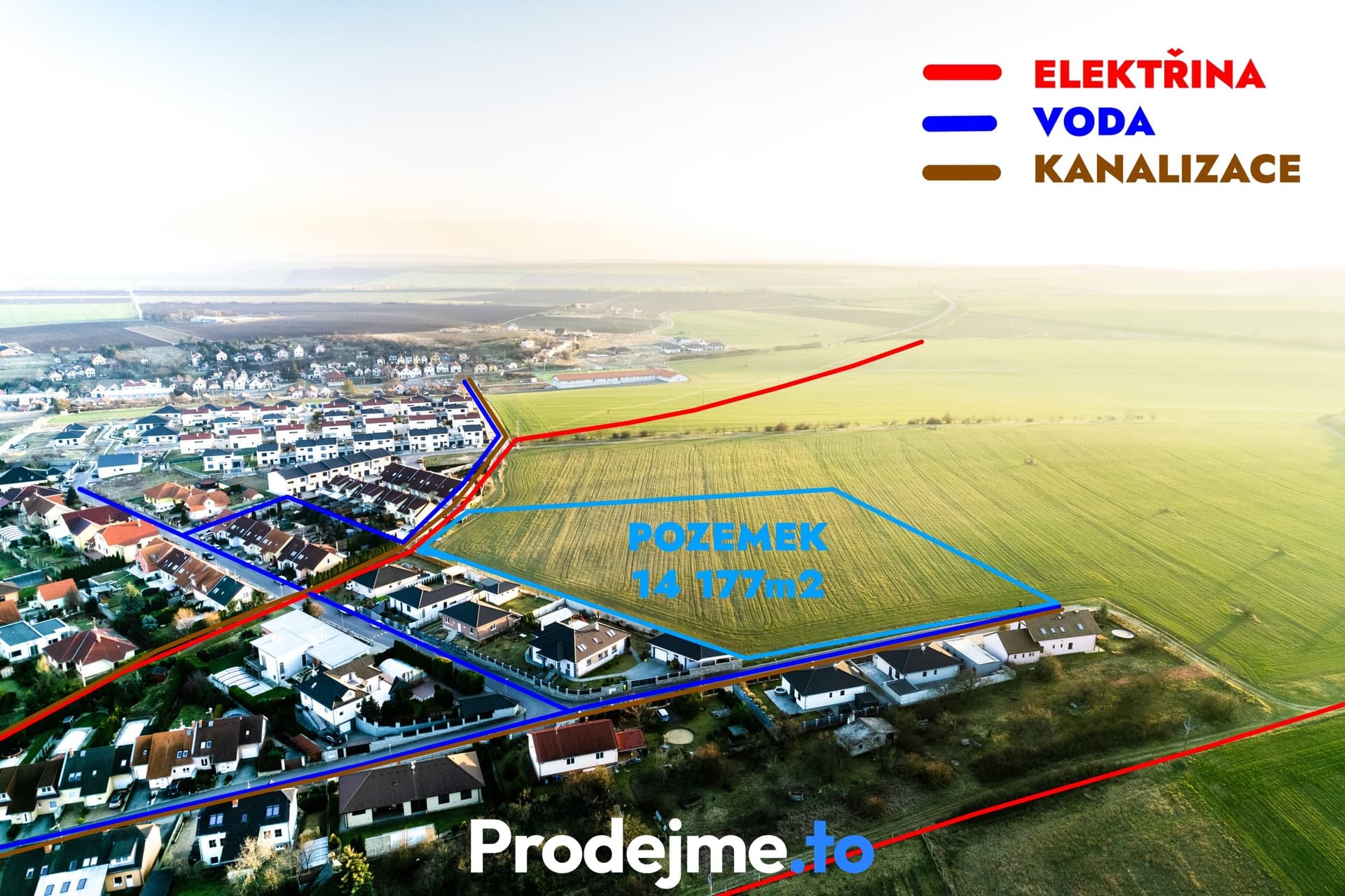 Prodej pozemku, 14177 m2 - Nový Šaldorf-Sedlešovice