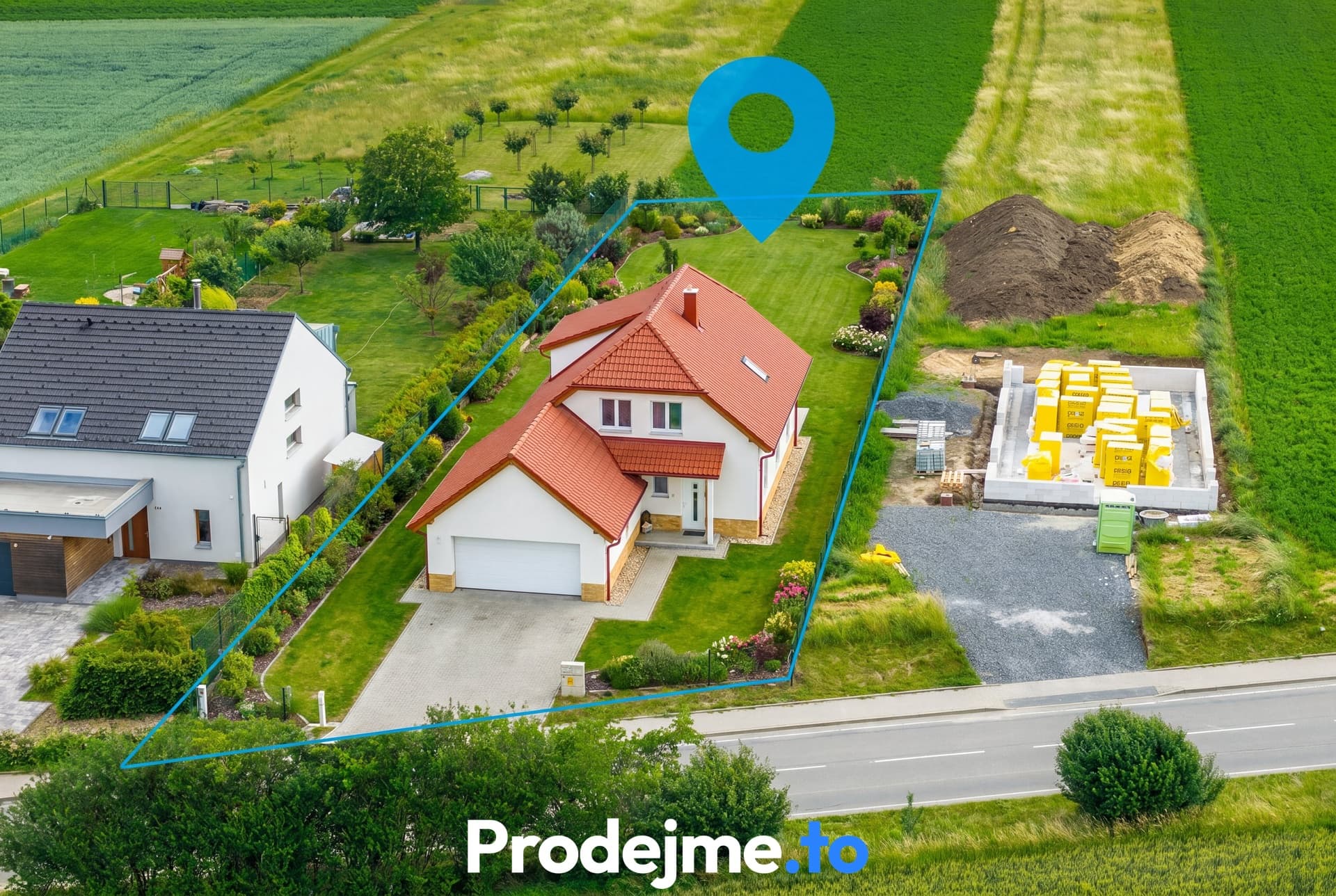 Prodej stavebního pozemku 1 109 m² - Pozořice