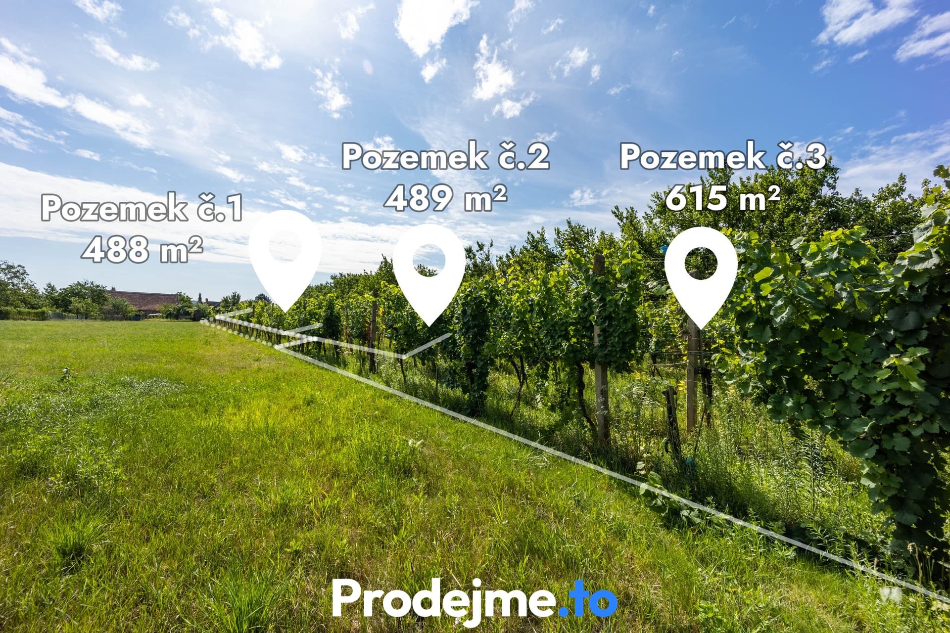 Prodej zahrady č. 1, Nový Šaldorf-Sedlešovice
