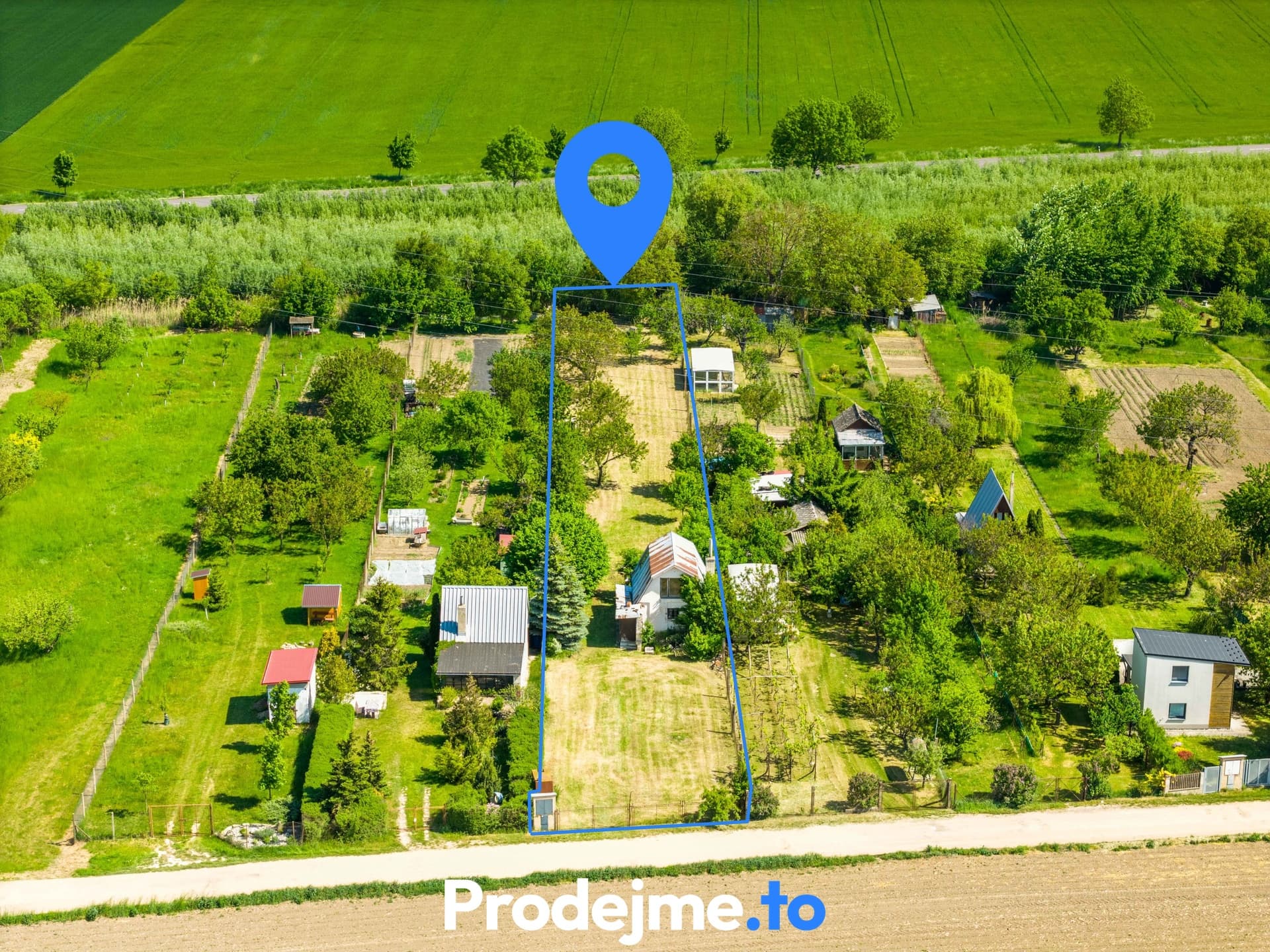 Prodej zahrady, 1 617 m² - Znojmo - Přímětice