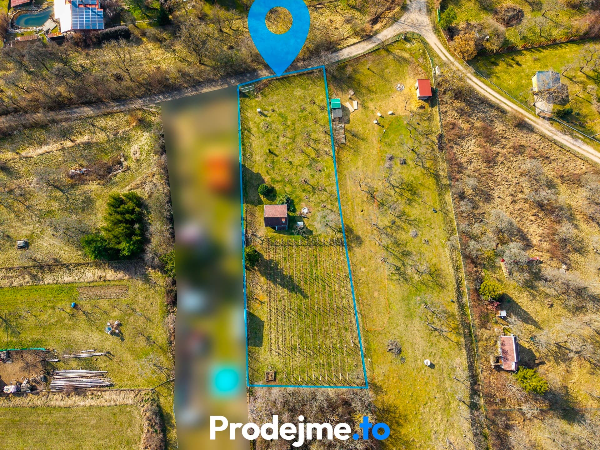 Prodej zahrady 2 005 m2 - Hradiště