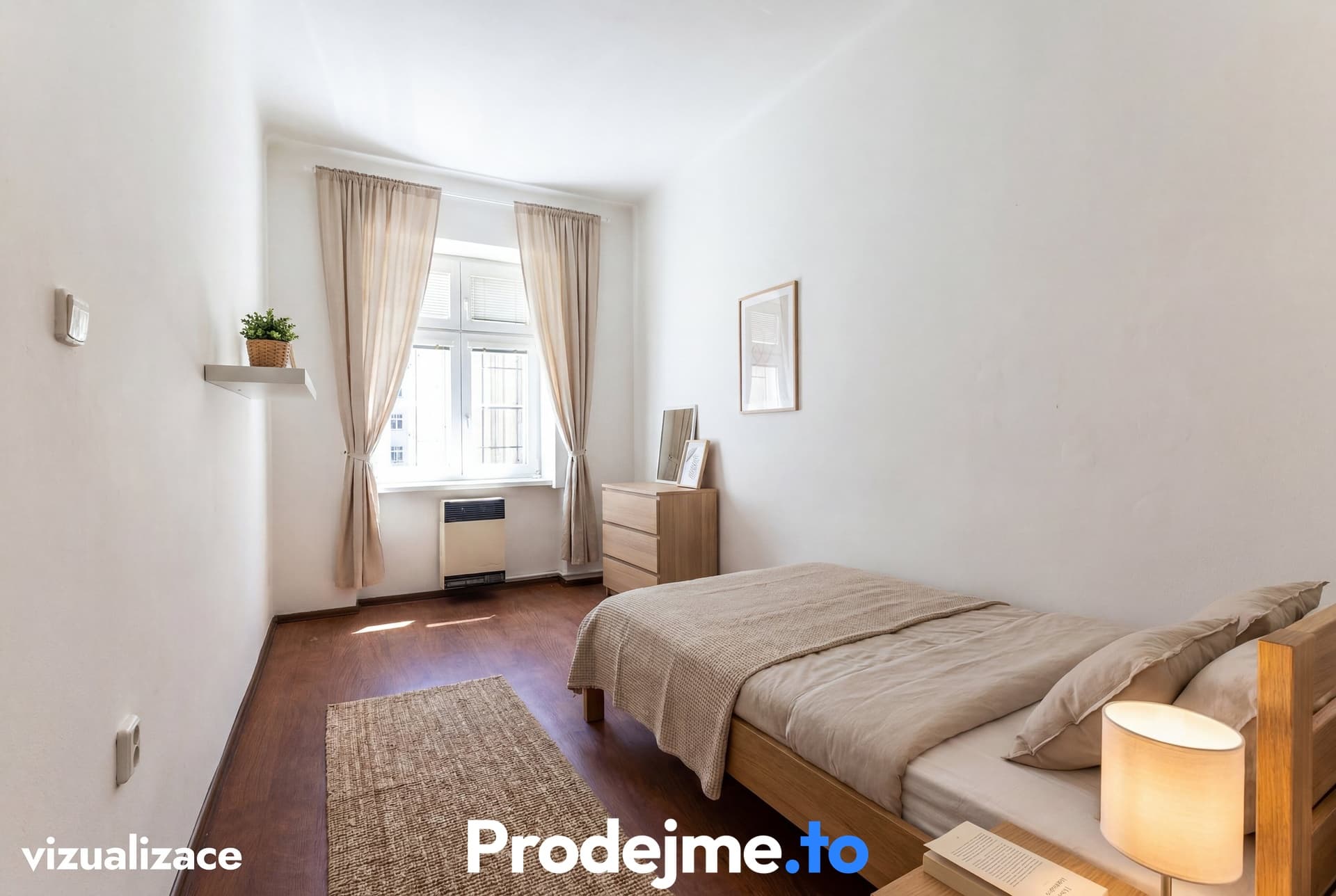 Pronájem bytu 2+kk, 41 m² - Hartigova, Praha - Žižkov