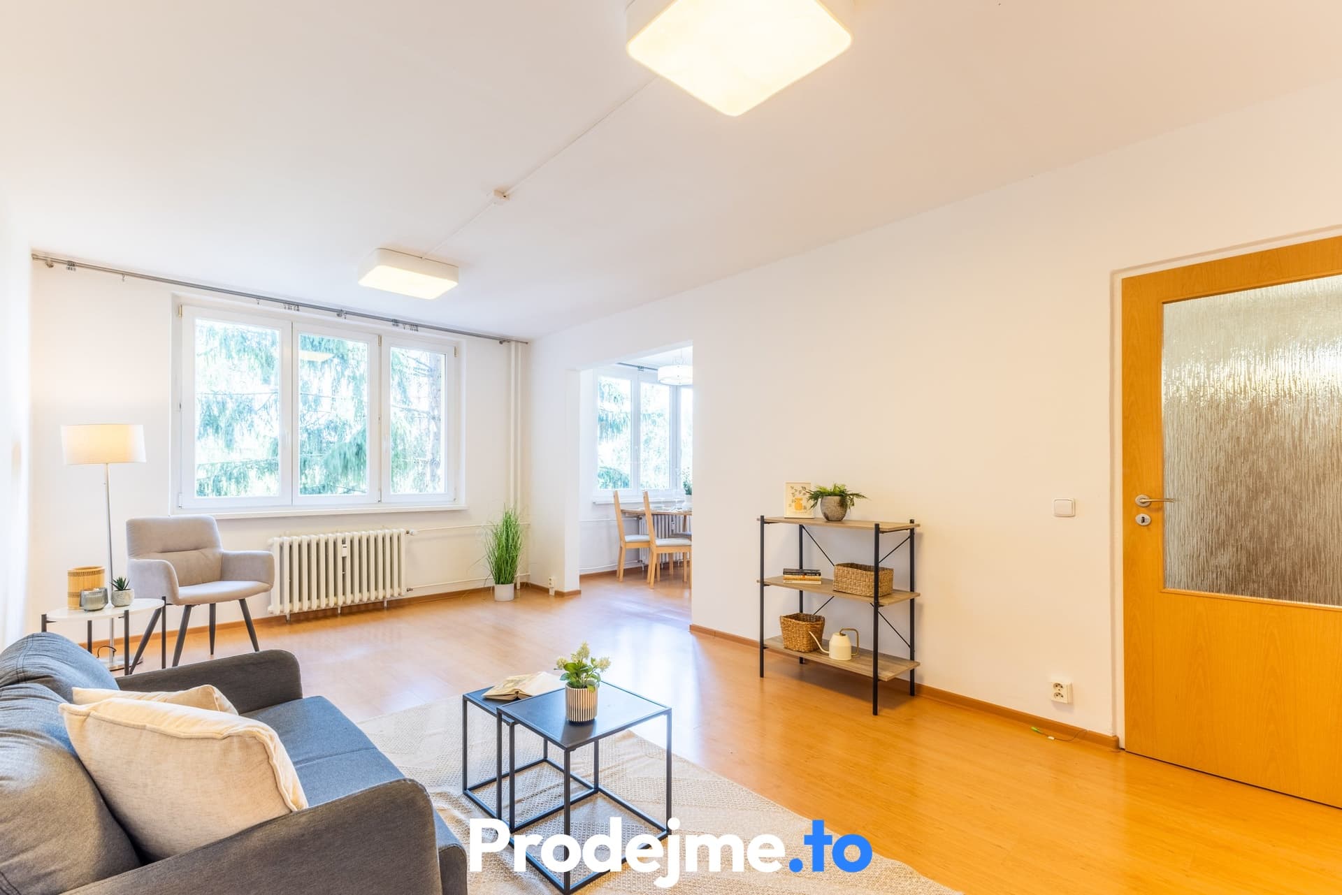 Pronájem bytu 3+1, 85 m2 - U průseku, Praha - Hostivař