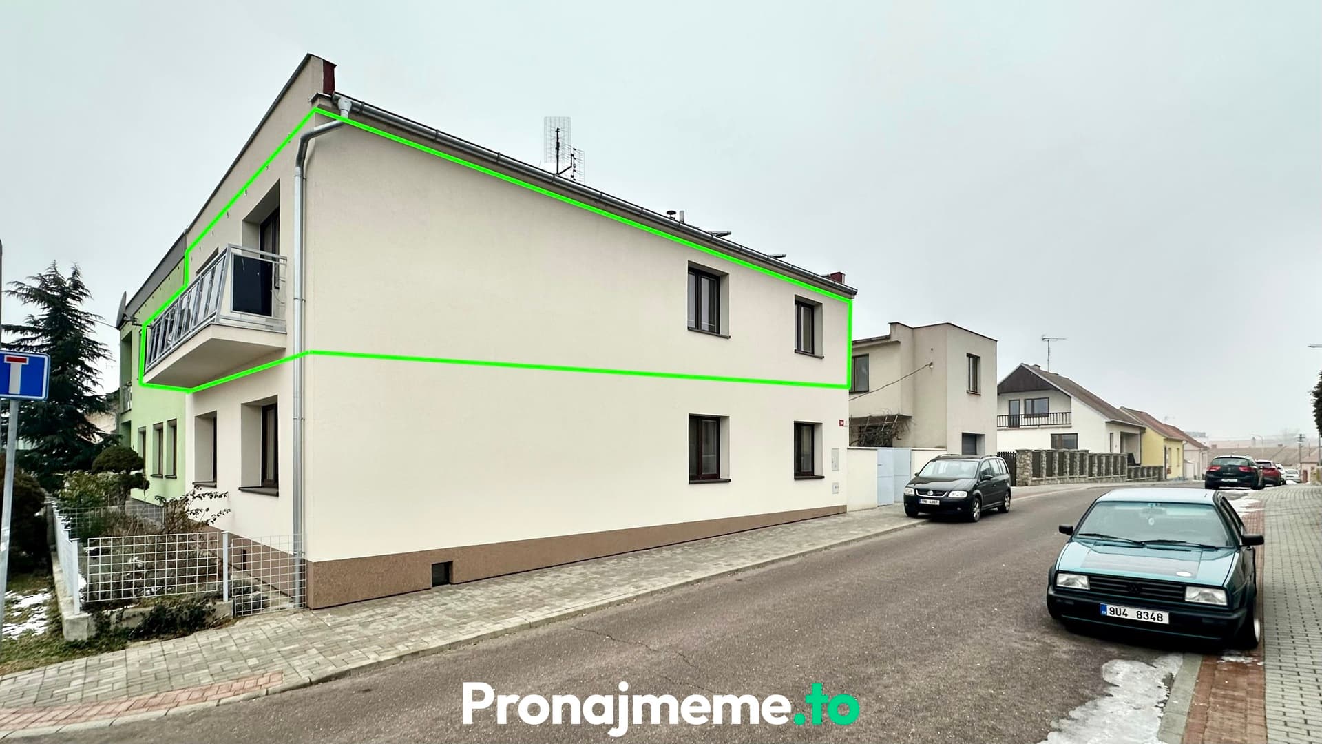 Pronájem bytu 3+1, 92 m² - Poštovní, Znojmo - Přímětice